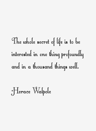 Horace Walpole Quotes &amp; Sayings via Relatably.com