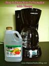 How to decalcify coffee maker