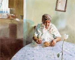Mary Whyte, a renowned watercolor artist