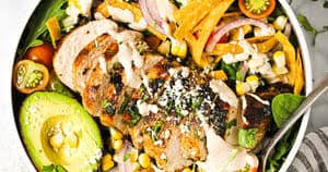 The Best Southwest Salad Recipe Ever - Midwest Foodie