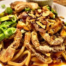 Kathy's Kitchen Recipes - Soft shell crab over Udon noodles ...