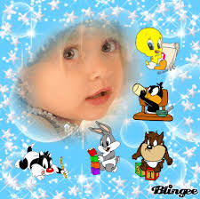 This &quot;baby looney tunes&quot; picture was created using the Blingee free online photo editor. Create great digital art on your favorite topics from celebrities ... - 521936127_777309
