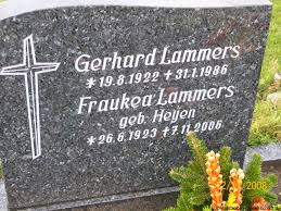 Grab von Gerhard Lammers (19.08.1922-31.01.1986), Friedhof ... - sk151