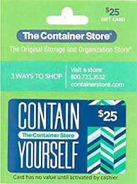 The Container Store Gift Card $25 : Gift Cards - Amazon.com
