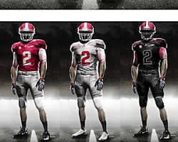 Image of Alabama Crimson Tide alternate uniforms
