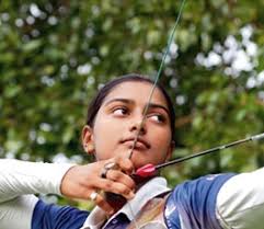 Deepika Kumari Pockets First World Cup Title Country&#39;s Olympic candidate Deepika Kumari pocketed her initial World Cup individual recurve gold medal on May ... - Deepika-Kumari