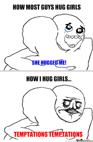 Awkward Hugging by reflys - Meme Center via Relatably.com