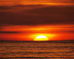 宮古島の夕日の画像