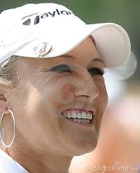 Top Model und Progolfspieler Natalie Gulbis, LPGA Golf Ausflug, Stockbridge, ...