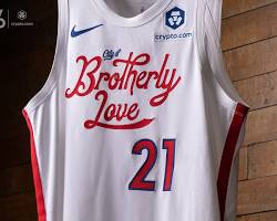 Image of 76ers city edition jersey