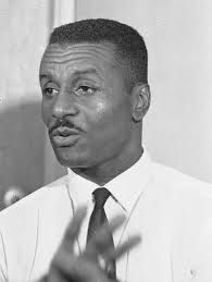 Fred Shuttlesworth holds a news conference in Birmingham, Ala. In this May 15, 1963 picture shows civil rights leader Rev. Fred Shuttlesworth holds a news ... - 1161819_o