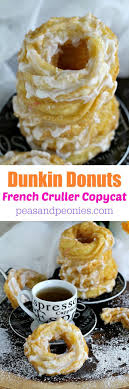 The Dunkin Donuts French Cruller Donut Copycat made in the ...