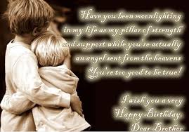 Cute Happy Birthday Quotes wishes for brother ~ The Hub Of Quotes ... via Relatably.com