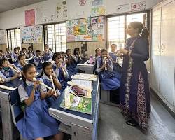 Image of Primary school classroom in India